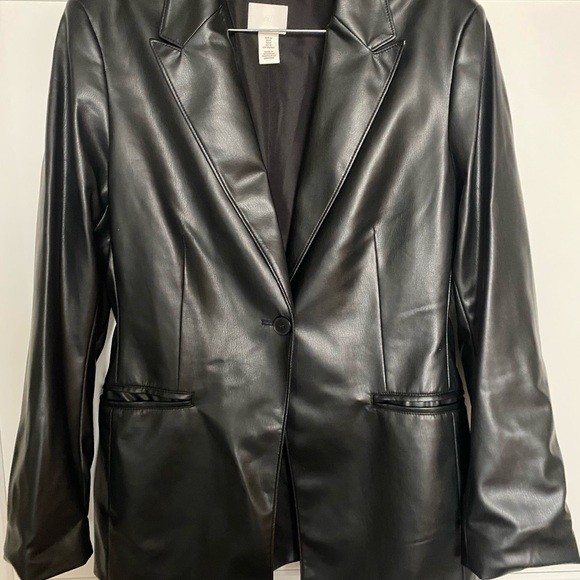 H&M fitted lined single breasted blazer - Picture 2 of 6